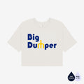 Big Dumper Women's Retro Crop Top (Vintage White)