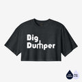 Big Dumper Women's Retro Crop Top (Vintage Black)