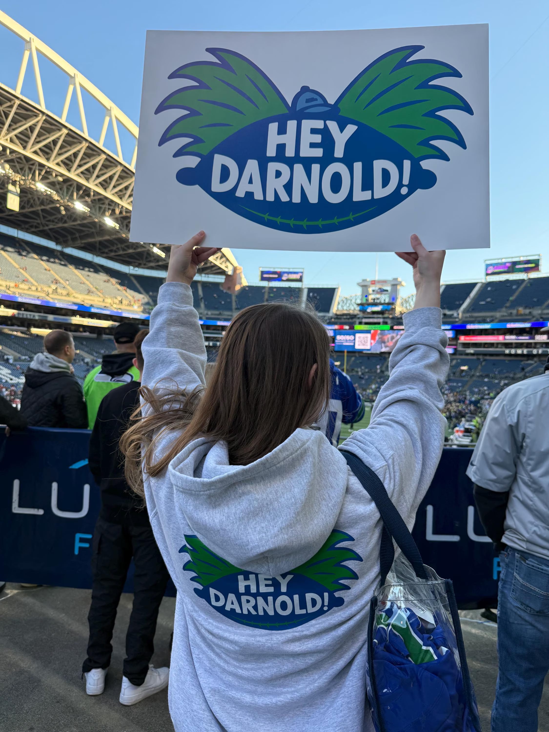 Hey Darnold! Retro Hoodie