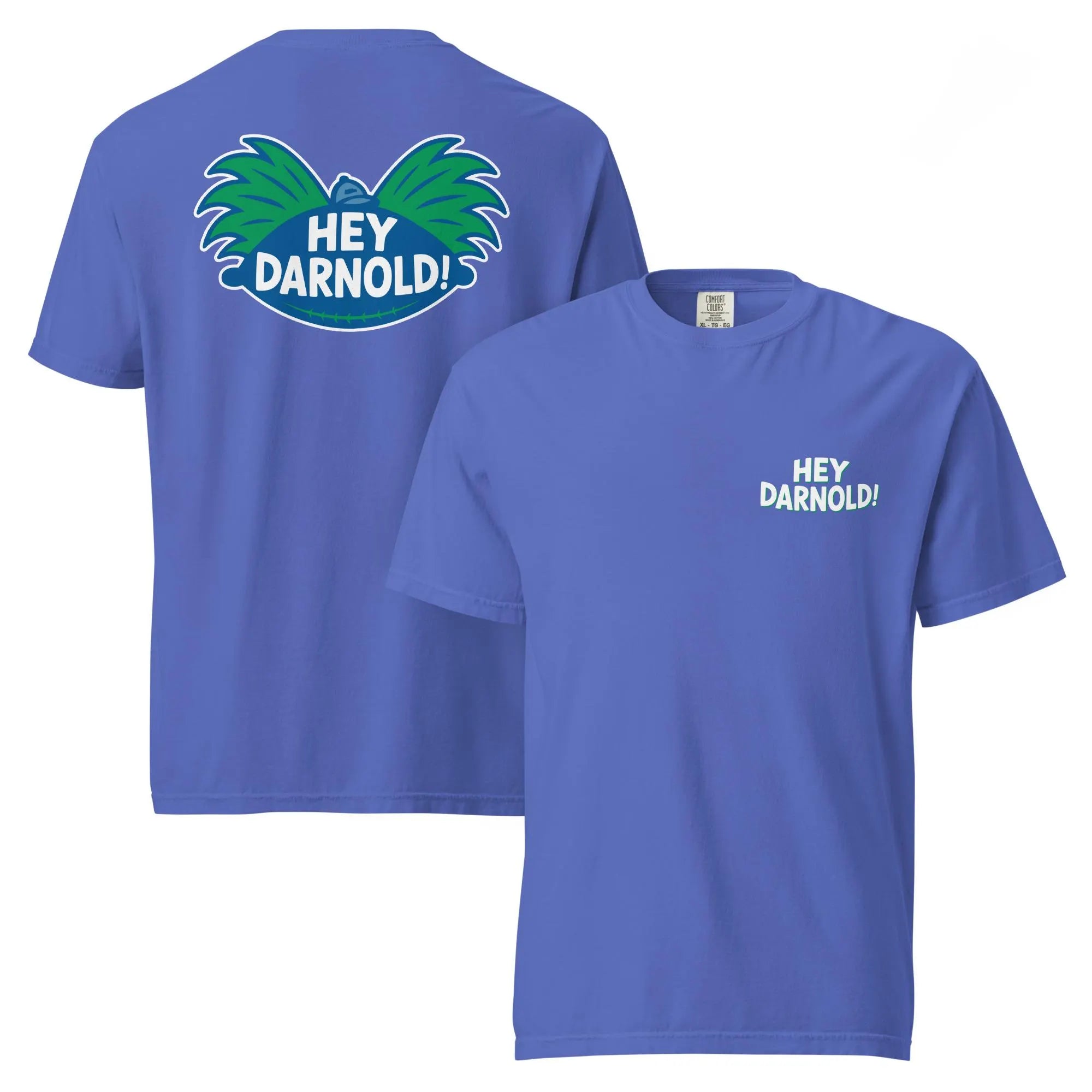Hey Darnold! Retro Football Head Tee (Home)