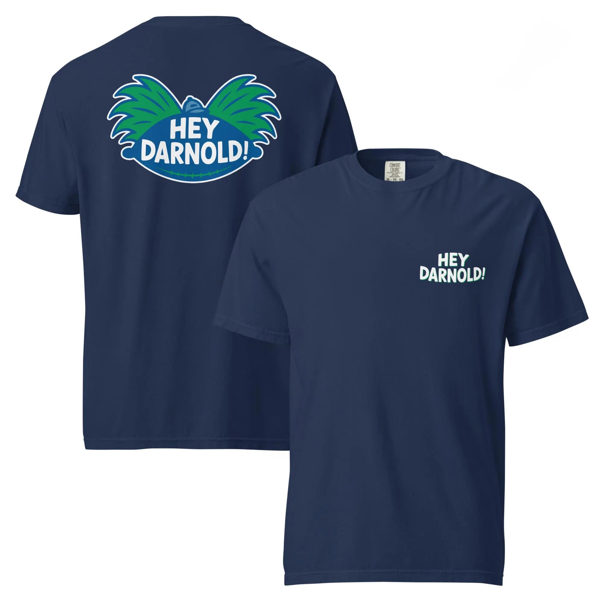 Hey Darnold! Retro Football Head Tee (Home)